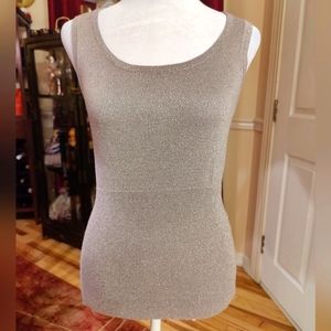 Y2K Mossimo Silver Sweater Tank